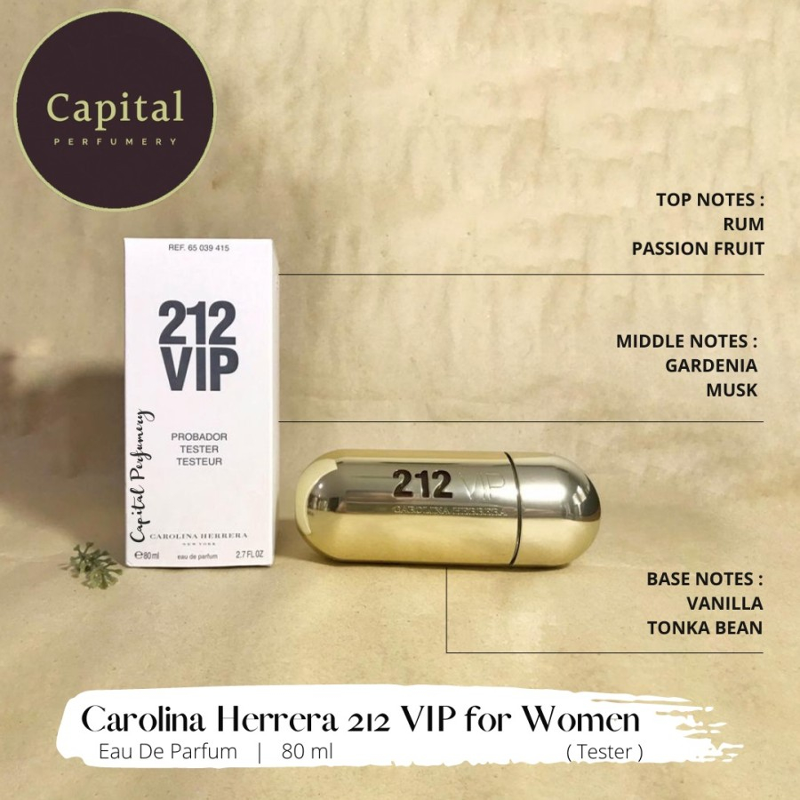 Carolina Herrera 212 VIP For Women Edp 100ml Tester