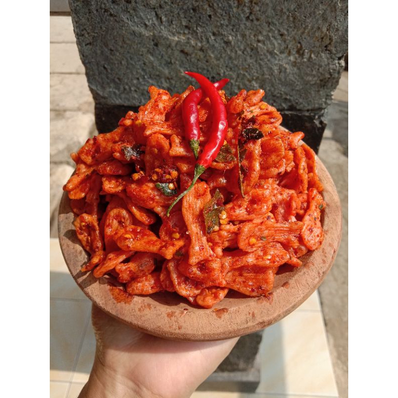 

Seblak Kering (kerupuk ikan) 250gram Cikruh & Mantulll