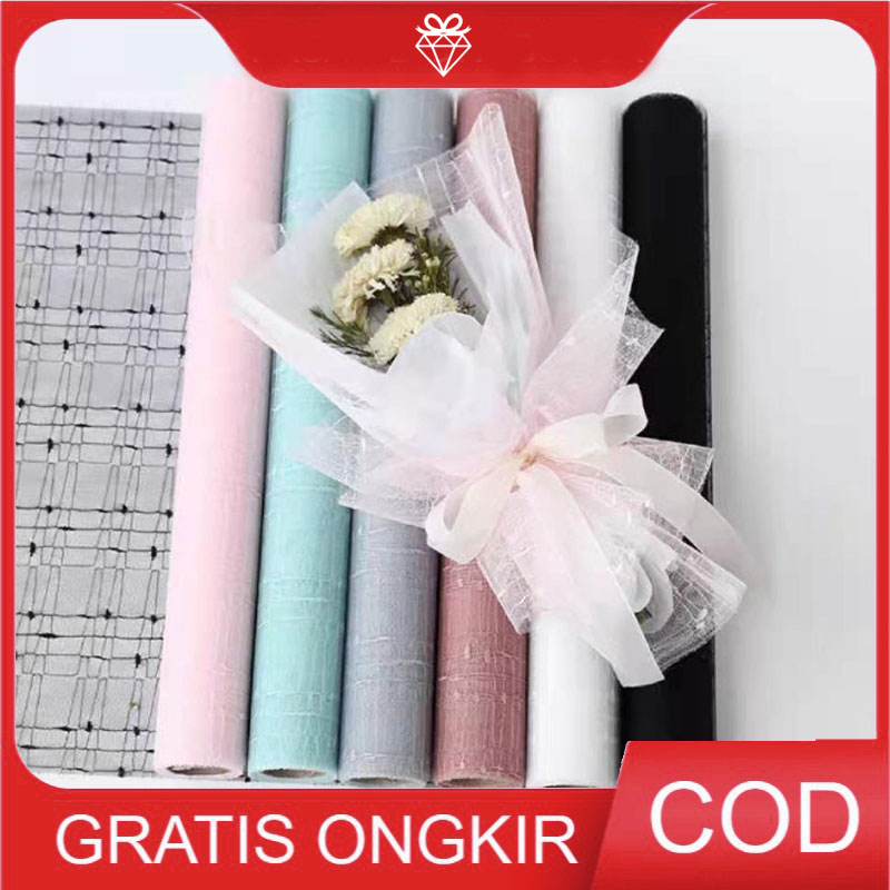 

1ROLL Korean Tile Jaring Stripdot - Bahan kerajinan Bunga Tile013