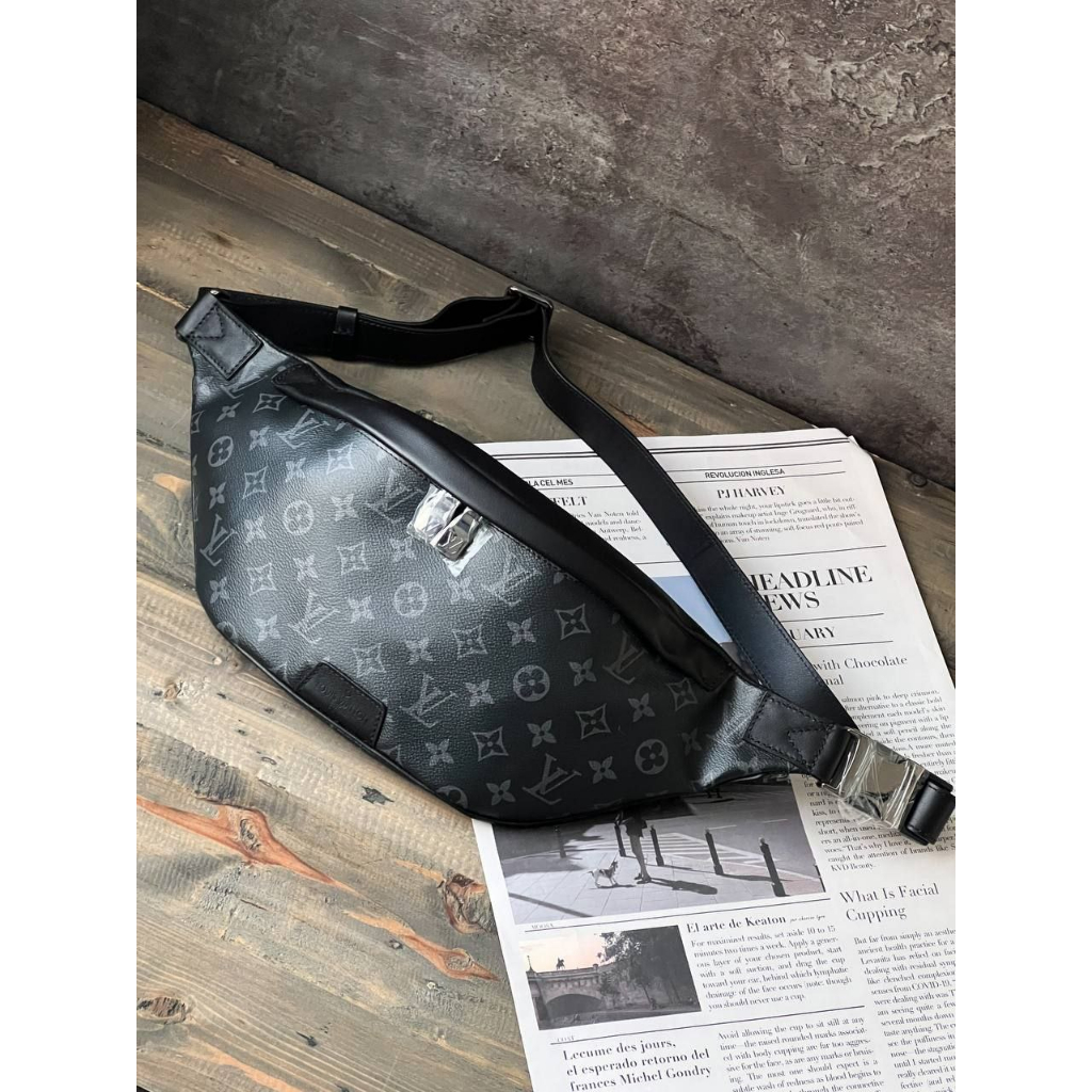 DISCOVERY BUMBAG MONOGRAM ECLIPSE - BLACK