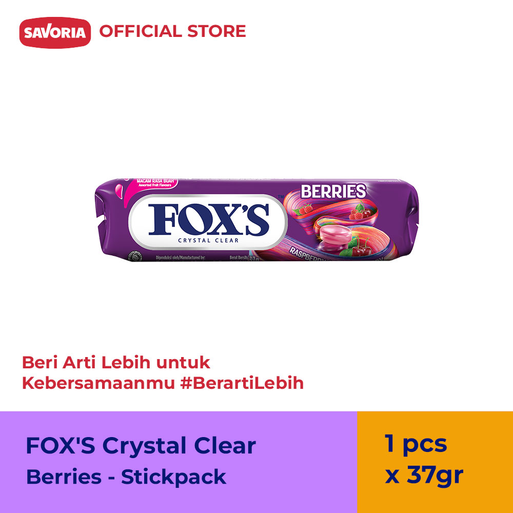 

FOX'S Berries Stickpack - Permen Berry Roll 37g
