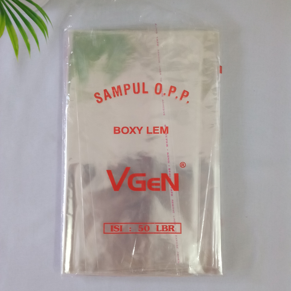 

(5 pcs) Sampul O.P.P Boxy Lem/Sampul Buku Plastik