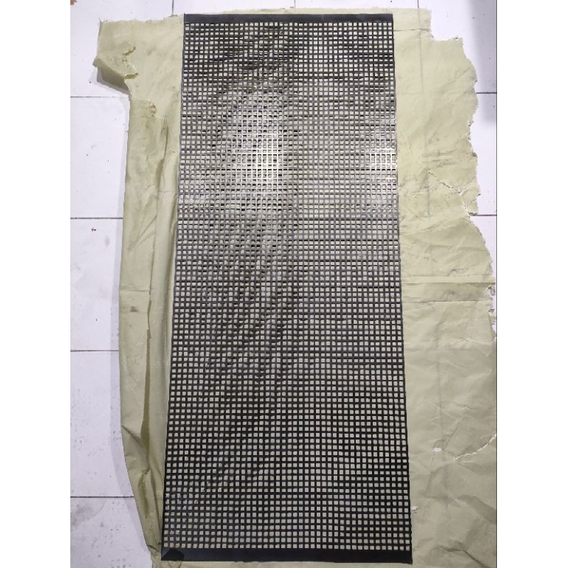 Ram Gril Motif Kotak Tebal 1 mm lubang 8x8 mm ukuran 120x55 cm