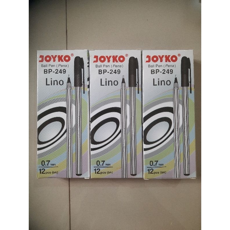 

pulpen joyko lino 1 pack isi 12 pcs