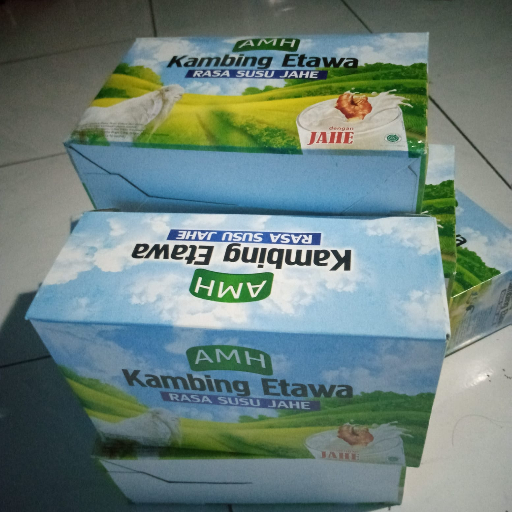 

AMH Susu Kambing Etawa Rasa Susu Jahe 1box isi 10saset