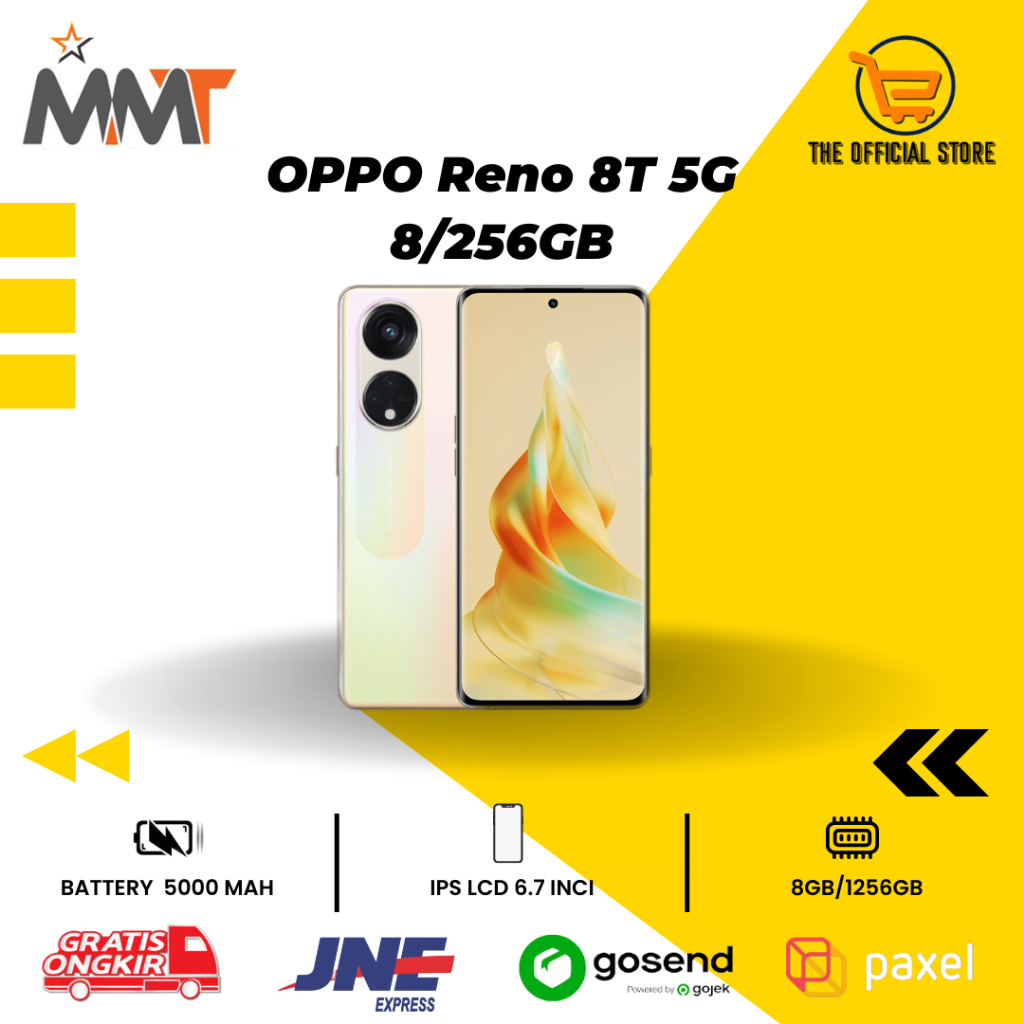 OPPO Reno 8T 5G 8/256GB GARANSI RESMI