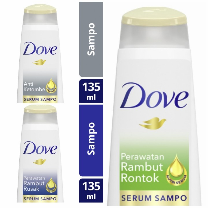 Dove shampoo 135 ml