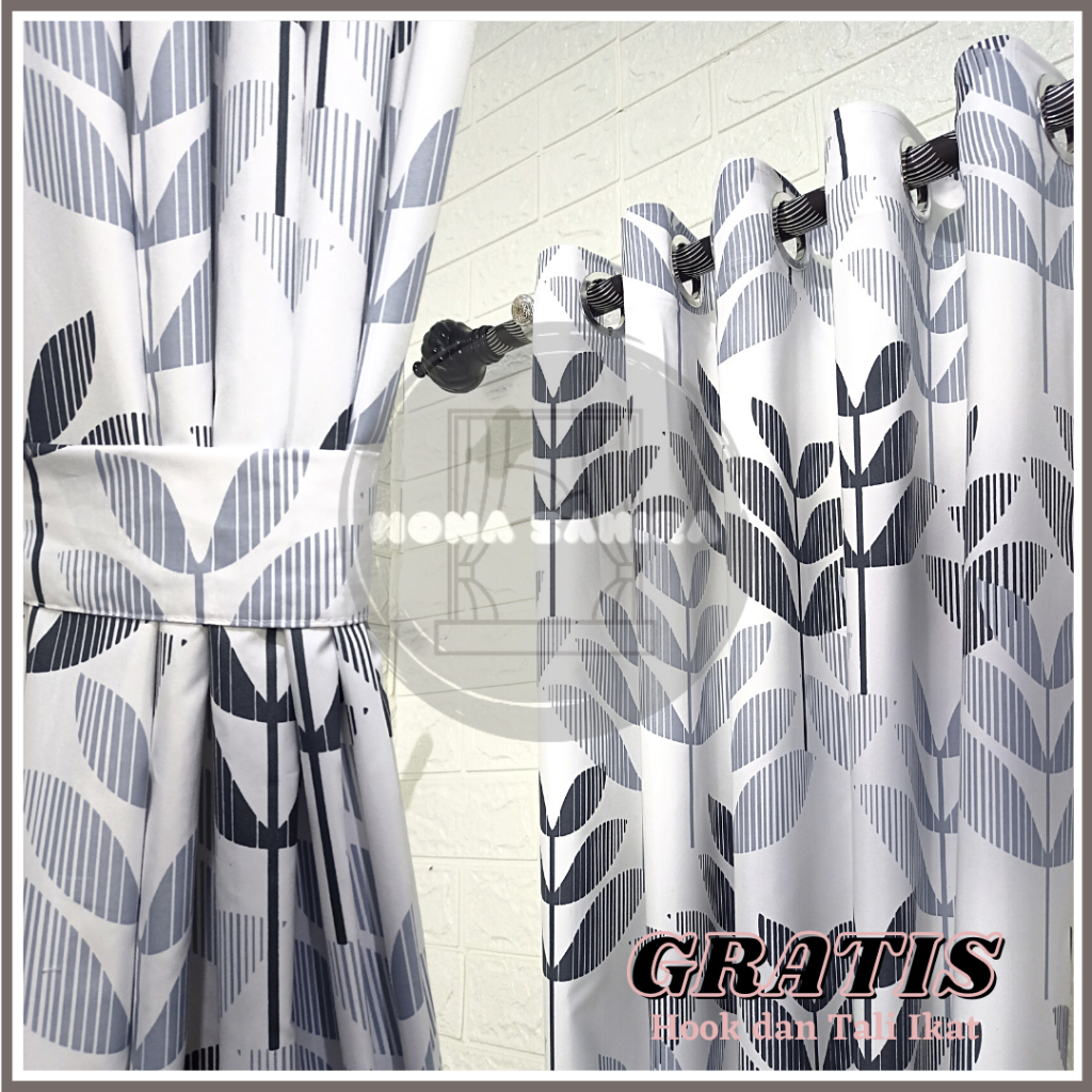GORDEN AMANDA GORDENG POLOS GORDYN JENDELA HORDENG PINTU MINIMALIS AESTHETIC PINTU