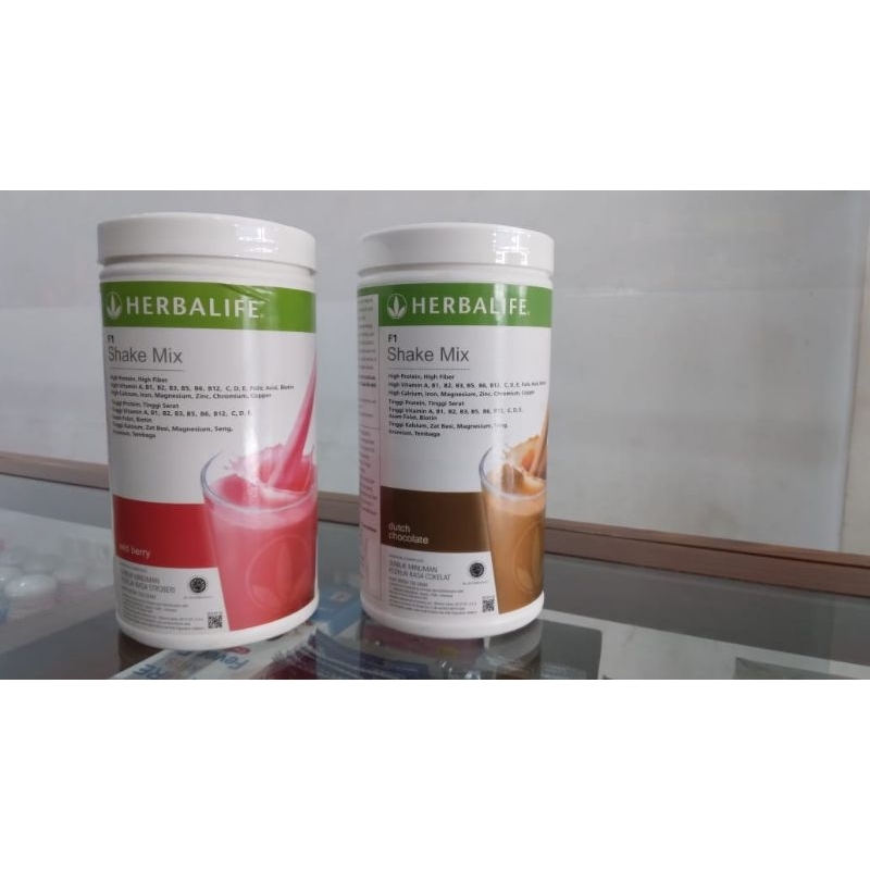HERBALIFE SHAKE MIX FORMULA 1 PENAMBAH ASUPAN/SUPLEMEN UNTUK PROGRAM DIET