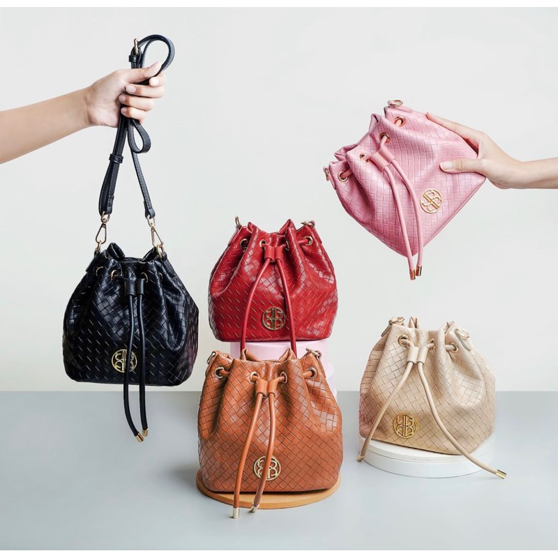 Emma Bucket Bag - Nada Puspita - Black - Siap Kirim