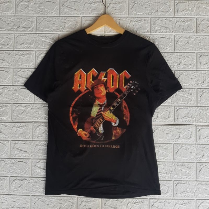 kaos t shirt band ACDC size M second cv