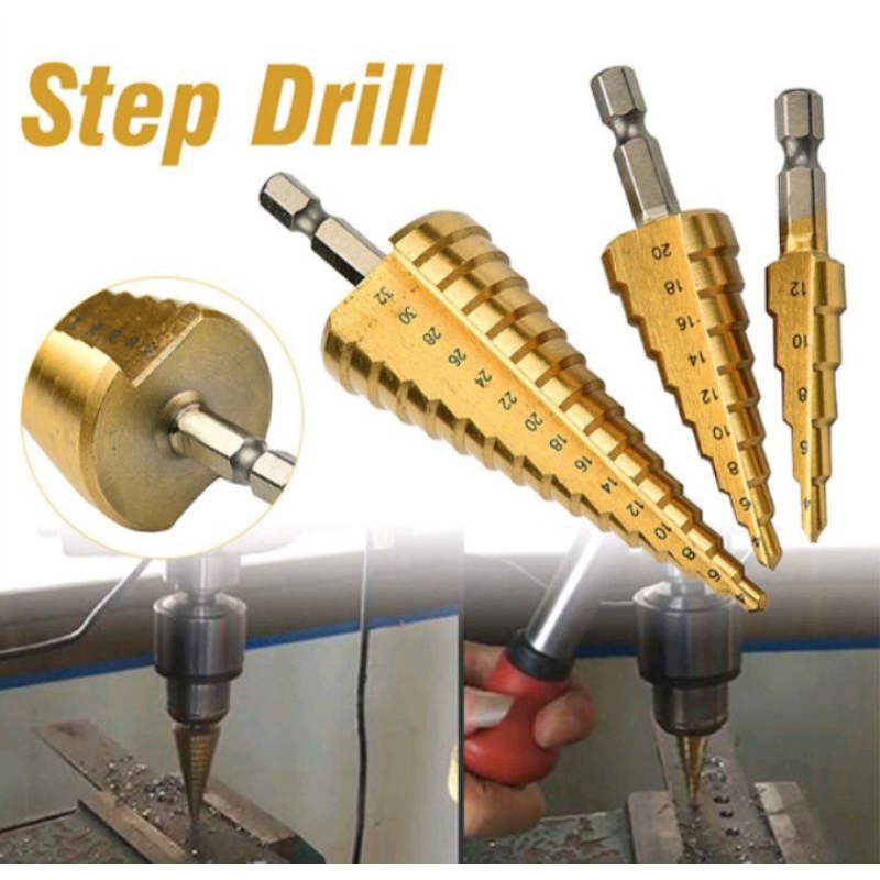 satu set mata bor pagoda