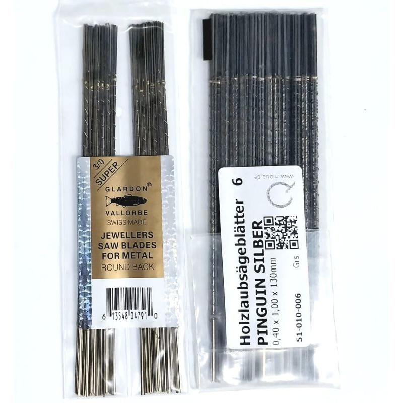 Descend Mata Gergaji Ukir Emas Perhiasan Scroll Saw Glardon Vallorbe Cap Ikan Atau Pinguin Untuk