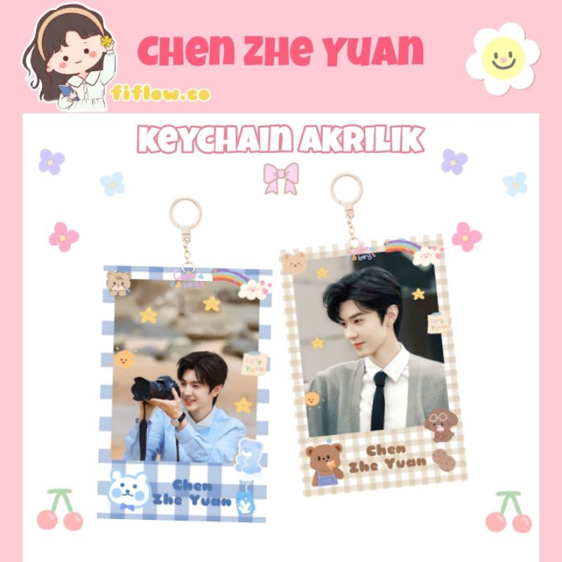 Hidden Love Drama China/ Gantungan Kunci Chen Zhe Yuan/Keychain Chen Zhe Yuan/ Keyring Chen Zhe Yuan