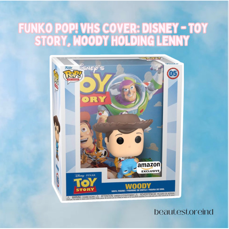 Funko Pop VHS Cover Disney Toy Story, Woody Holding Lenny