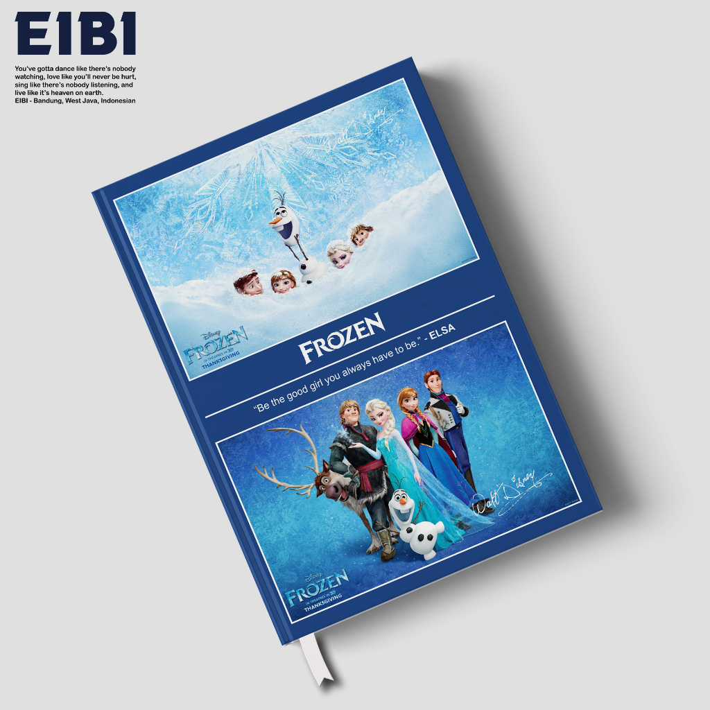 

Eibibook Buku Tulis Catatan Notebook Hardcover Disney Series Frozen Family