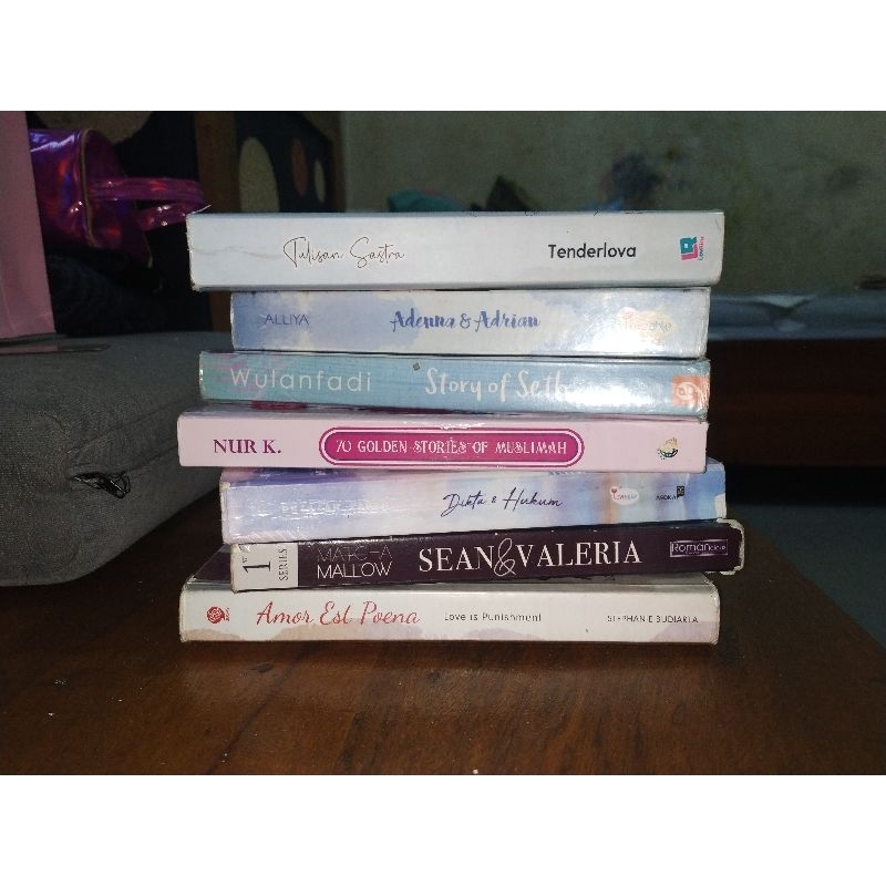 𝐁𝐔𝐘 𝟏 𝐆𝐄𝐓 𝟏 𝐅𝐑𝐄𝐄 NOVEL PRELOVED (Dikta & Hukum, Sean & Valeria, Amor est Poena, Tulisan Sastra, Stor