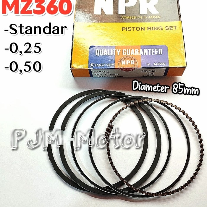Mz360 Ring piston reng seher mesin pengerak genset yamaha mz300 ef6600 - STD