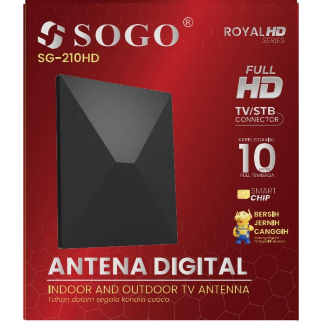 medan elektronik antena digital 2 fungsi antena tv  outdoor anten indoor antena sogo