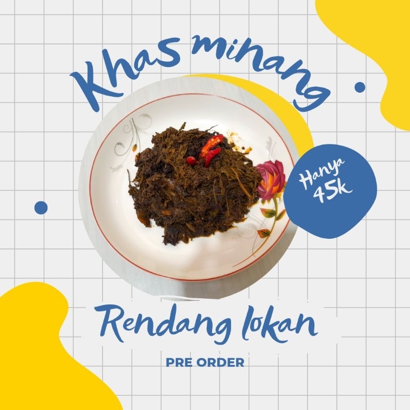 

RENDANG LOKAN KHAS MINANG-RENDANG ASLI PESISIR SELATAN