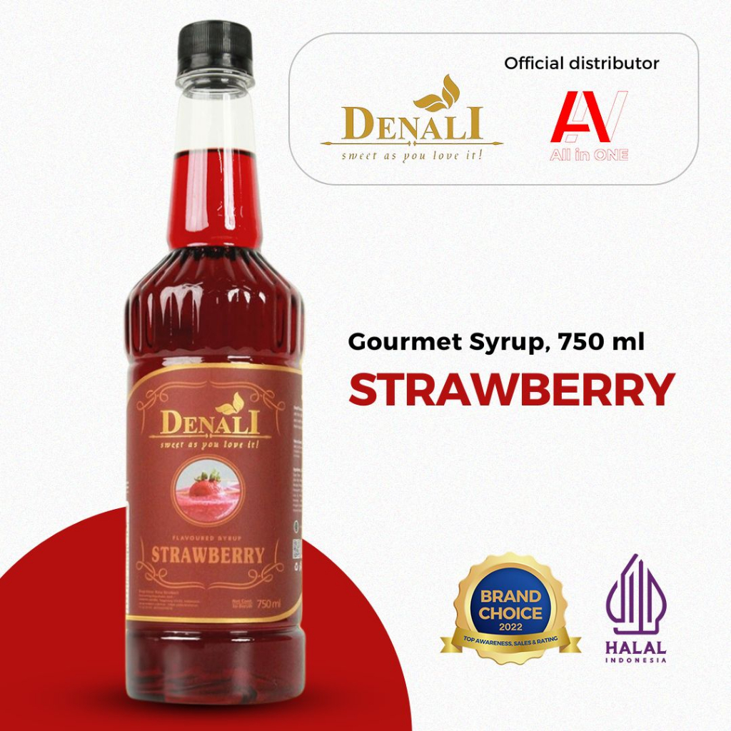 

Syrup Denali 750 ml - Strawberry