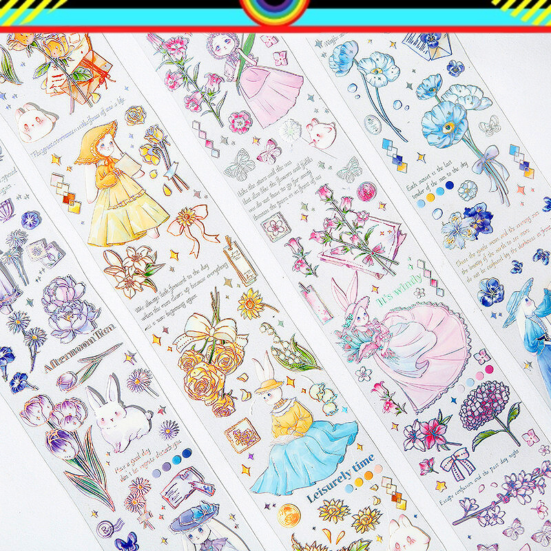 

WHITE RABBIT STICKER PET STIKER FOR JOURNALING SCRAPBOOK MOTIF KELINCI LUCU CUTE ALA DONGENG FAIRYTALE ALICE IN WONDERLAND @banyak