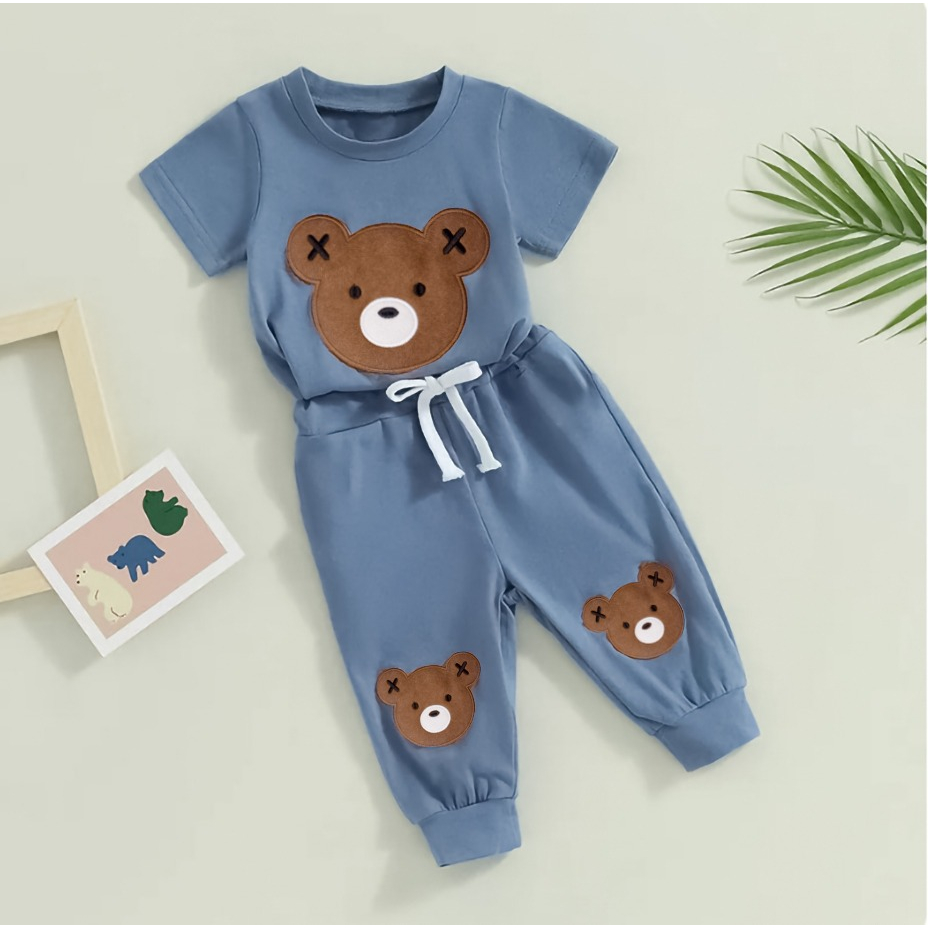 Outbox Fashion Setelan Anak Hila Bear Unisex