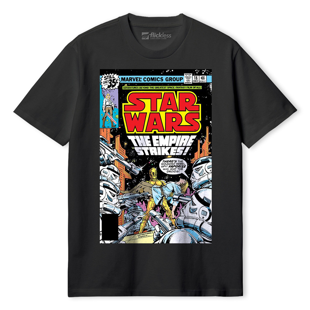 Kaos STAR WARS Edition - Premium original vintage hitam superhero comics marvel Film Movie Tshirt co