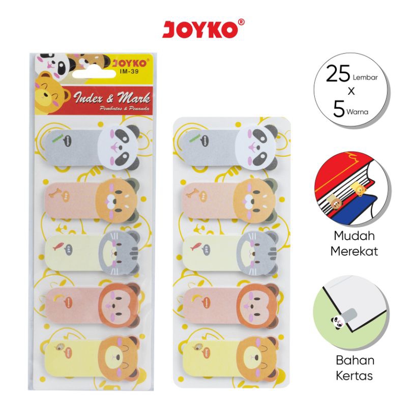 

Index&Mark Penanda Buku/Pembatas Buku Joyko IM-39