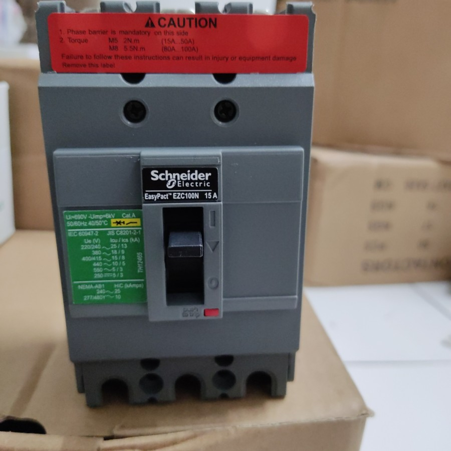 MCCB schneider EZC100N 3P 80A