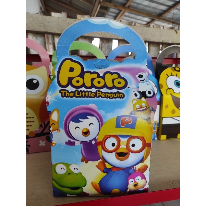 

Snack box karakter / Tas ulang tahun anak isi 10 pcs