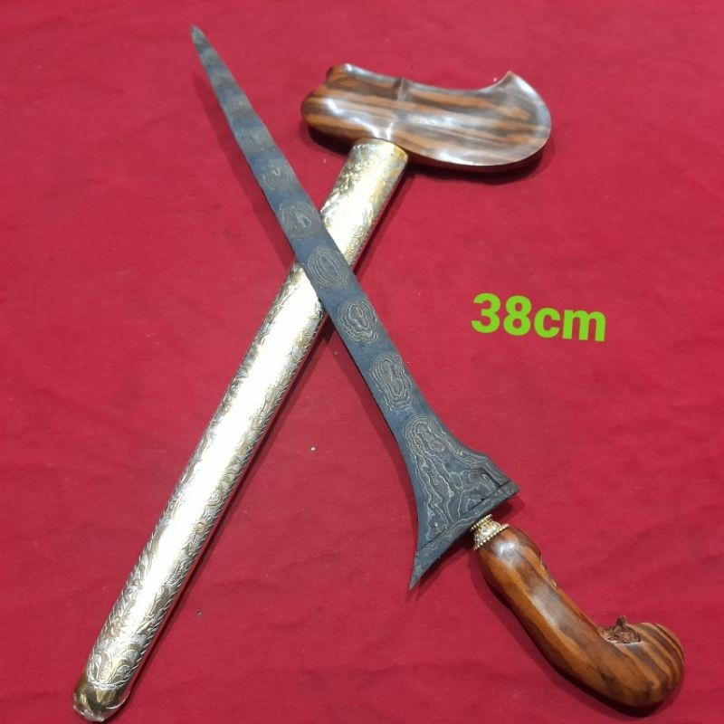 keris tilam upih pamor melati tumpuk