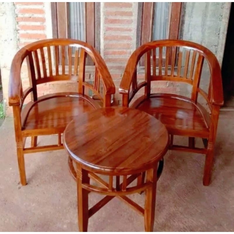 kursi teras kayu jati kursi teras jati kursi teras betawi kursi betawi