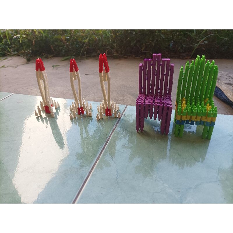 lego kampung 250 gram, miniset, lego jadul, roket