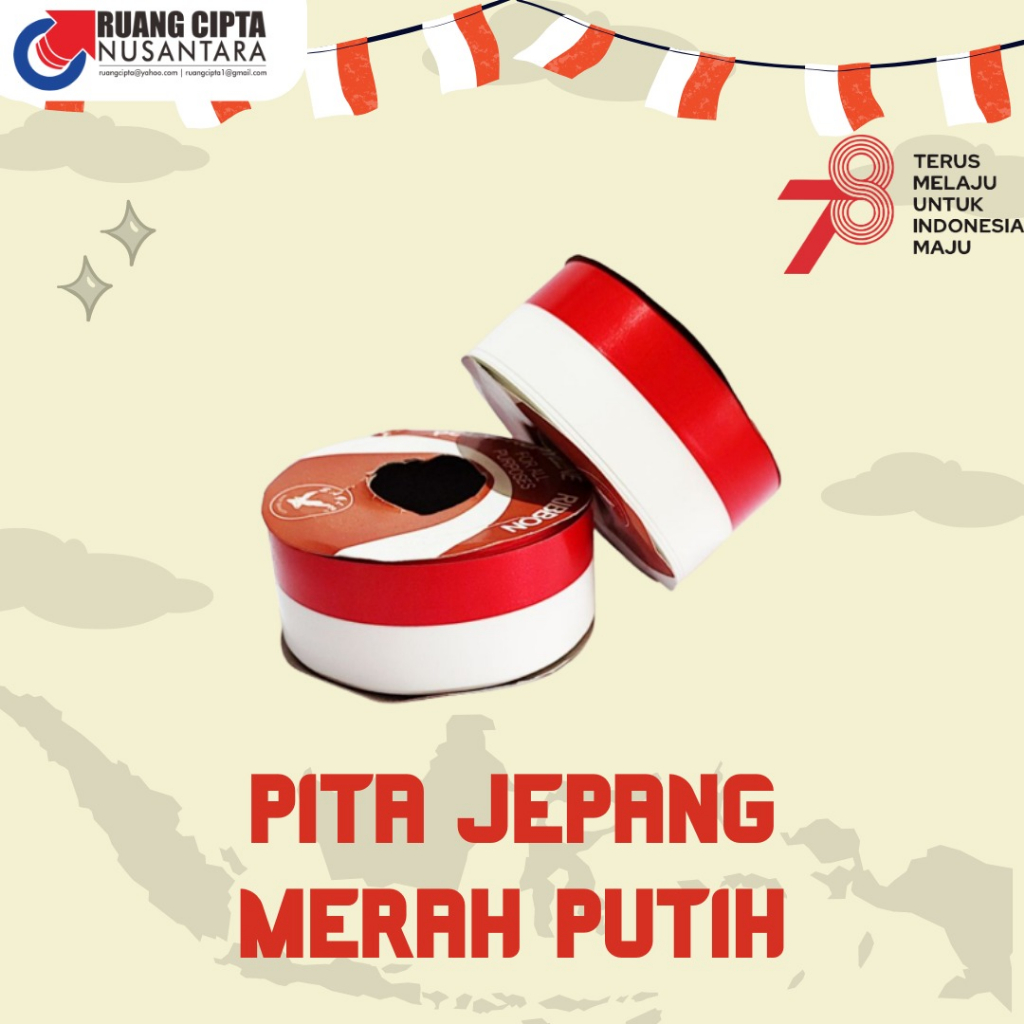 

Perlengkapan 17 Agustus/Pita Jepang Merah Putih