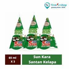 

SUN KARA SANTAN KELAPA 65 ML x 3 PCS