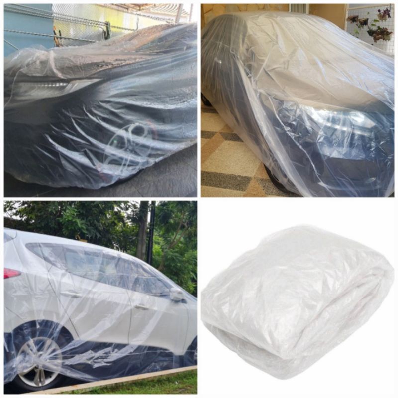 Body Cover Transparan Khusus Mobil AGYA AYLA BARU 2023 Selimut Mobil Transparan