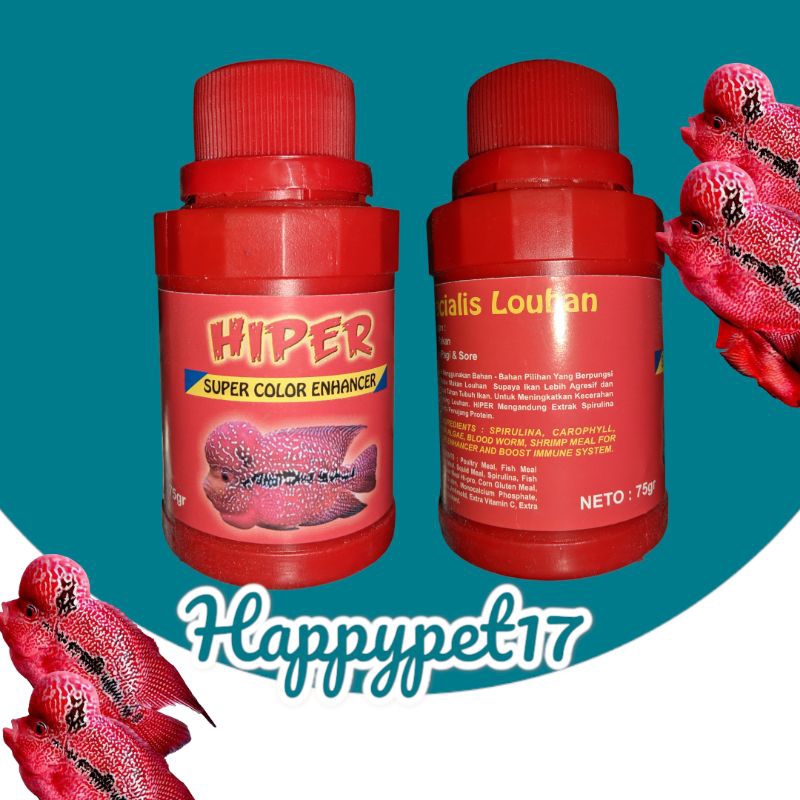 

makanan/pelet Ikan louhan