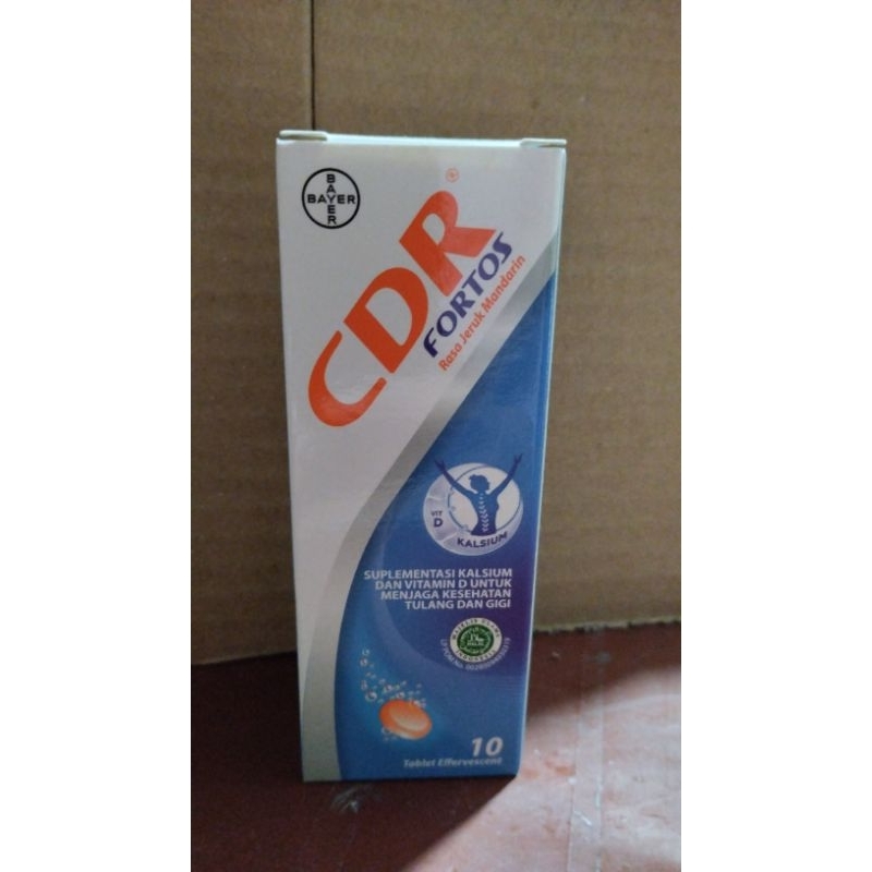 CDR Fortos isi 10 Tablet Effervescent/Suplemen untuk tulang dan gigi