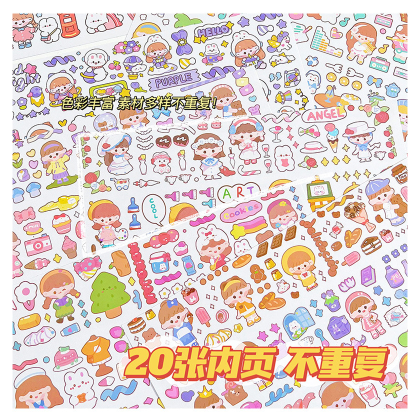 

Buku Stiker MOMO Aesthetic Sticker Book IMPORT