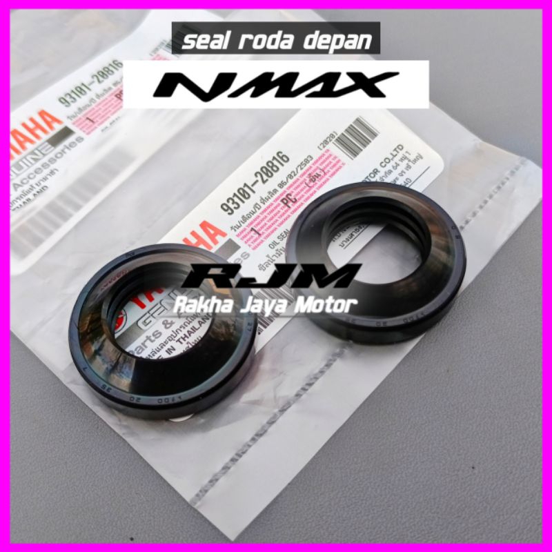 2 PCS SEAL SIL RODA DEPAN YAMAHA NMAX NMAX NEW AEROX/SEAL SIL DUST TUTUP BEARING RODA DEPAN YAMAHA N