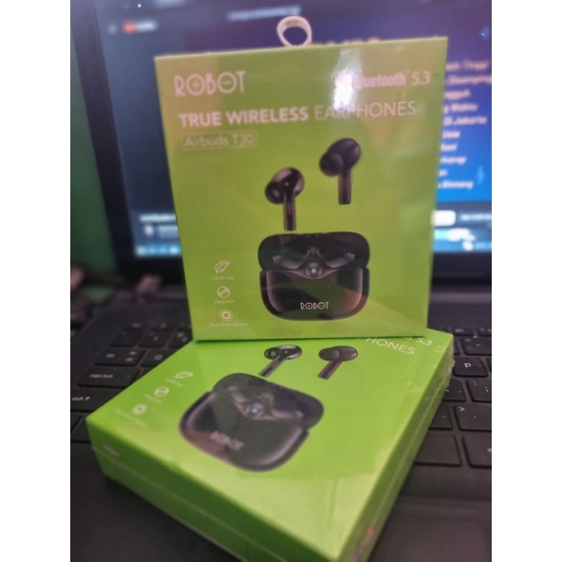 Earphone True Wireles robot Airbuds T30