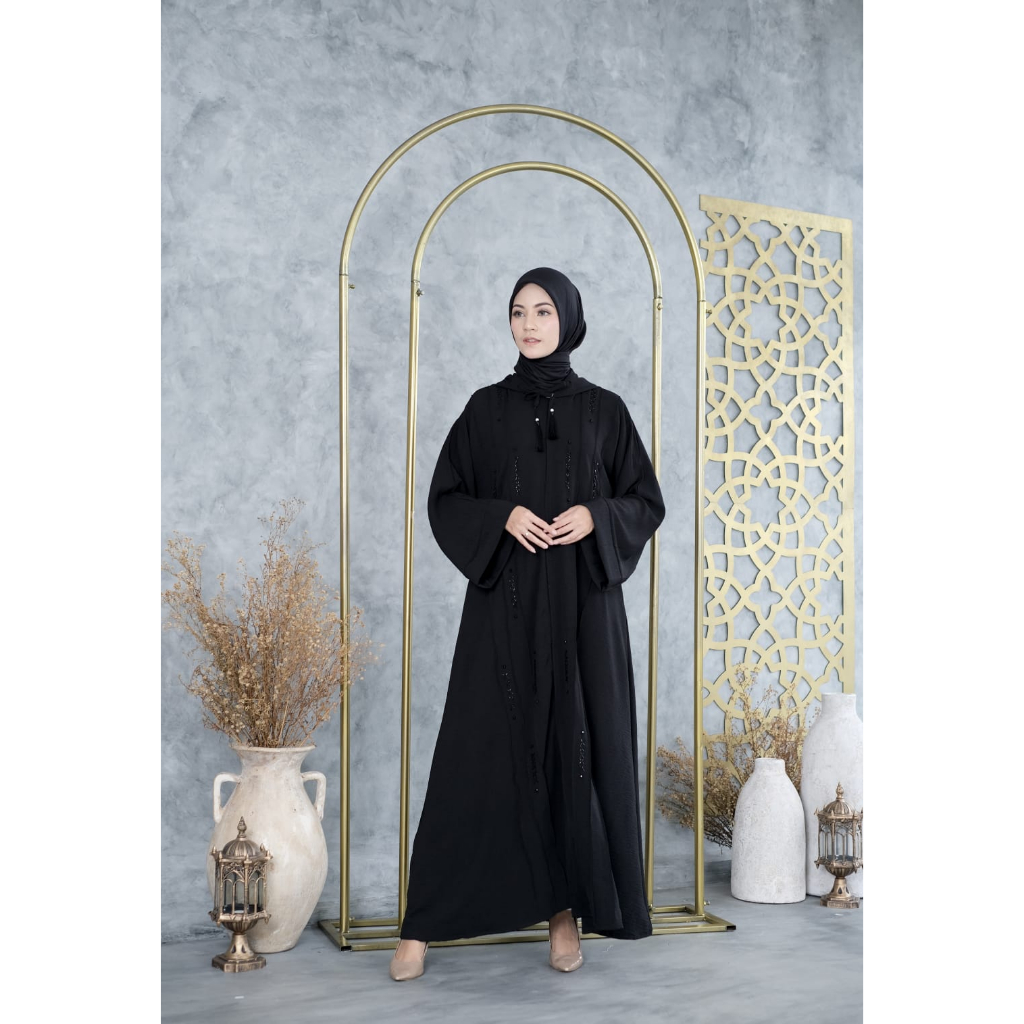 abaya hoodie mute