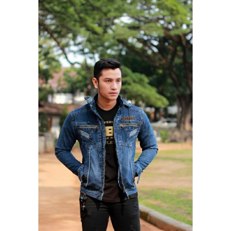 (COD) JAKET HOODIE JEANS PRIA THE BERRY / ORIGINAL THE BERRY