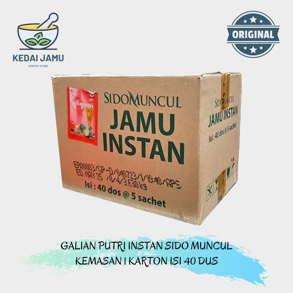

PAKET GALIAN PUTRI INSTAN SIDO MUNCUL - 1 KARTON ISI 40 DUS