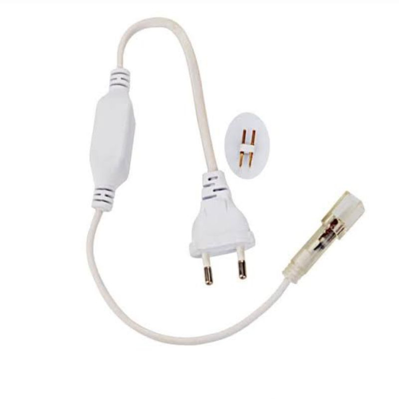 Socket Led selang 5050 Colokan Led Strip Selang/Connector Led selang/Trafo/Adabtor