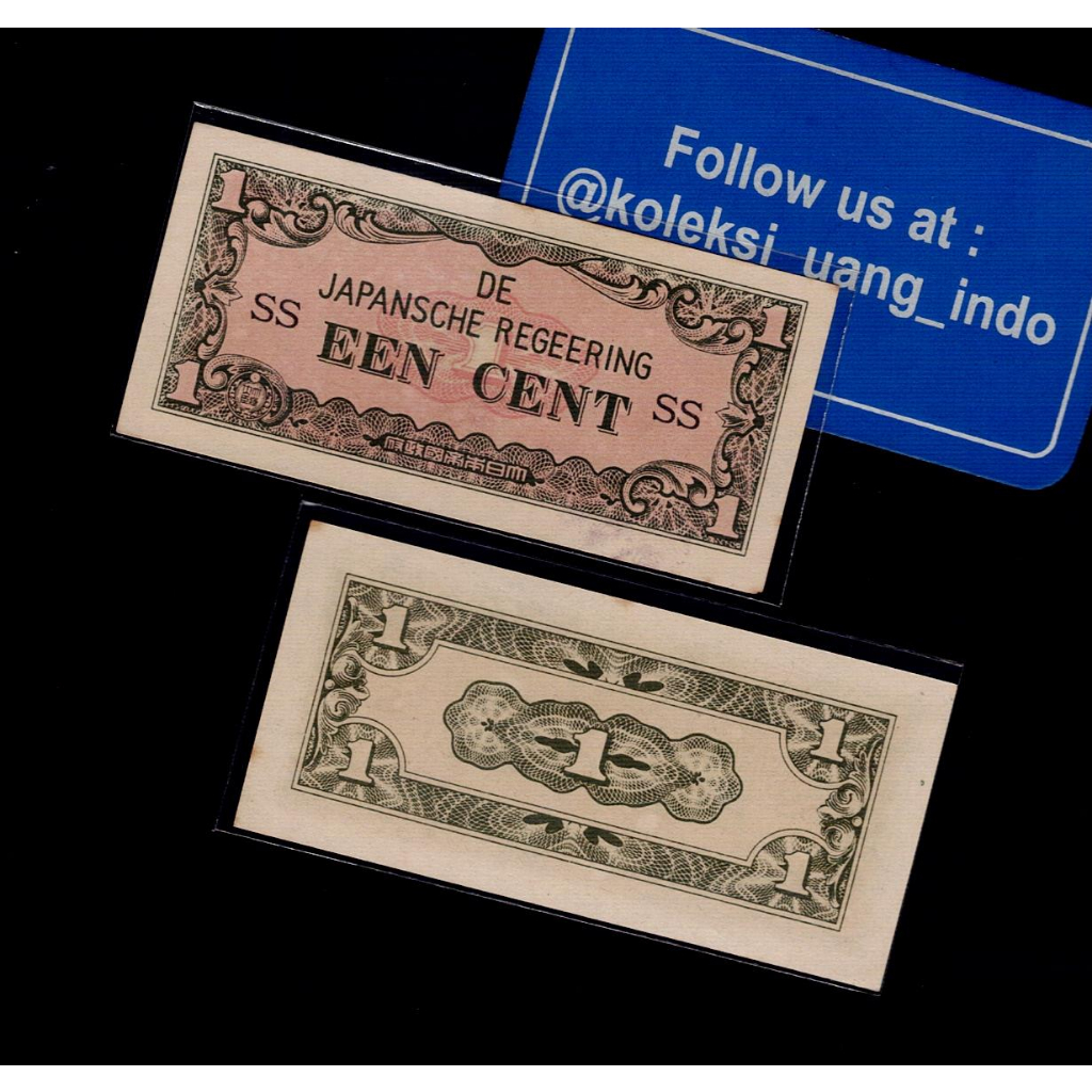 Uang Kuno 1 Sen DJR Penjajahan Jepang