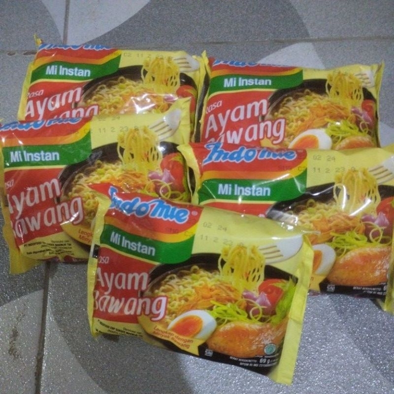 

Indomie rasa ayam bawang (isi 5 pcs)