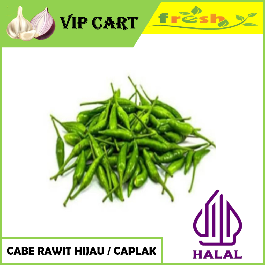 

SAYUR SEGAR SERBA 5RB - CABE RAWIT HIJAU / CAPLAK