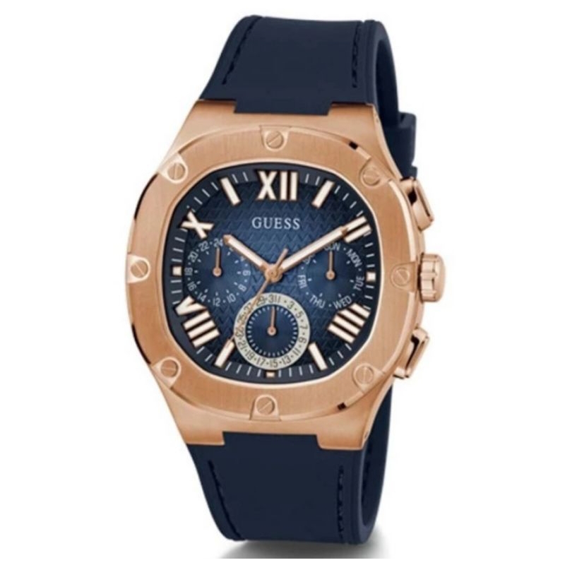 GUESS GW0571G2 Jam Tangan Analog Pria Rubber Original